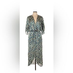 Leopard Print Midi Dress